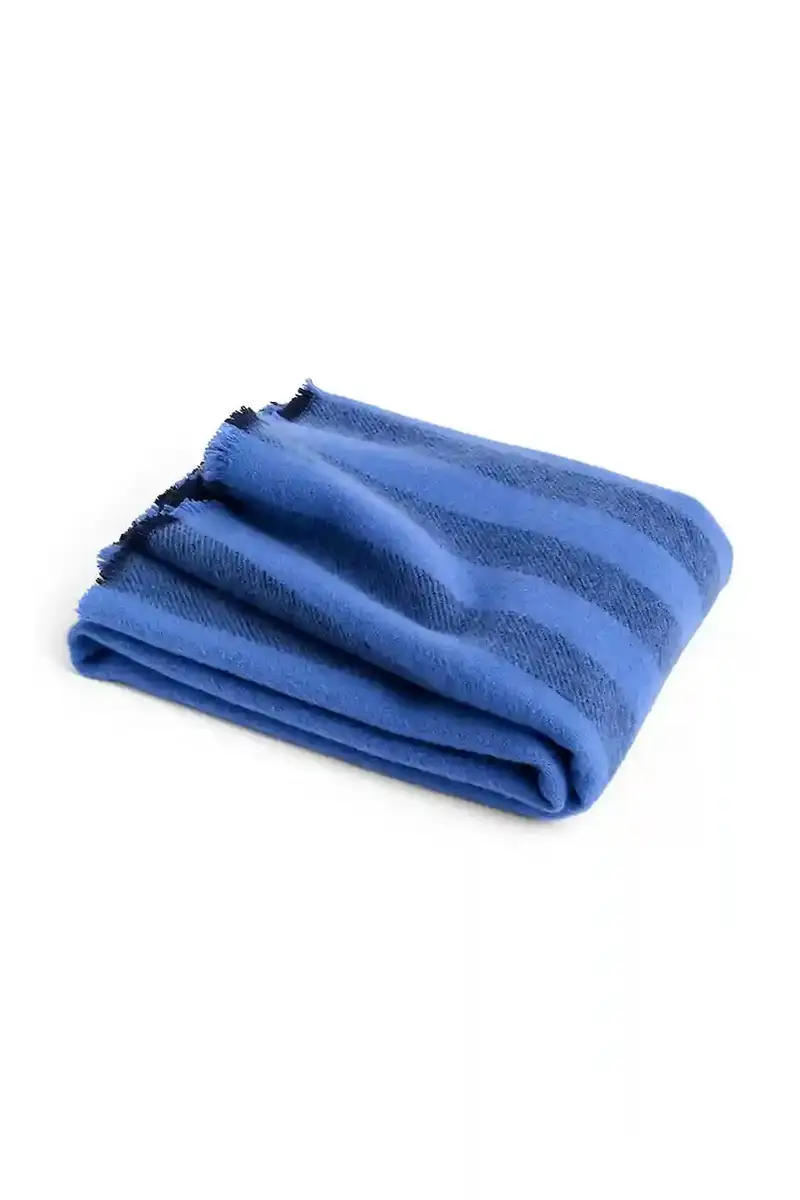 coperta di lana Duo 130 x 180 cm colore blu