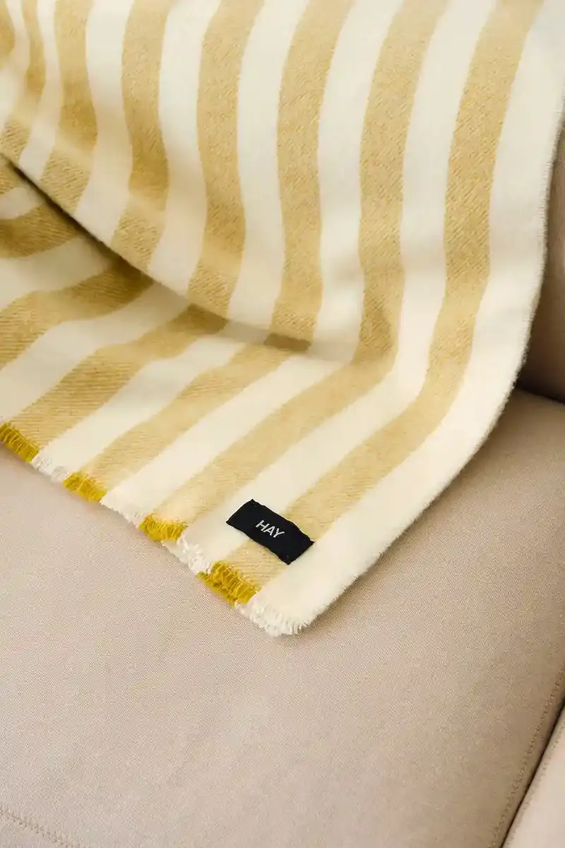 coperta di lana Duo 130 x 180 cm colore giallo miniatura 4