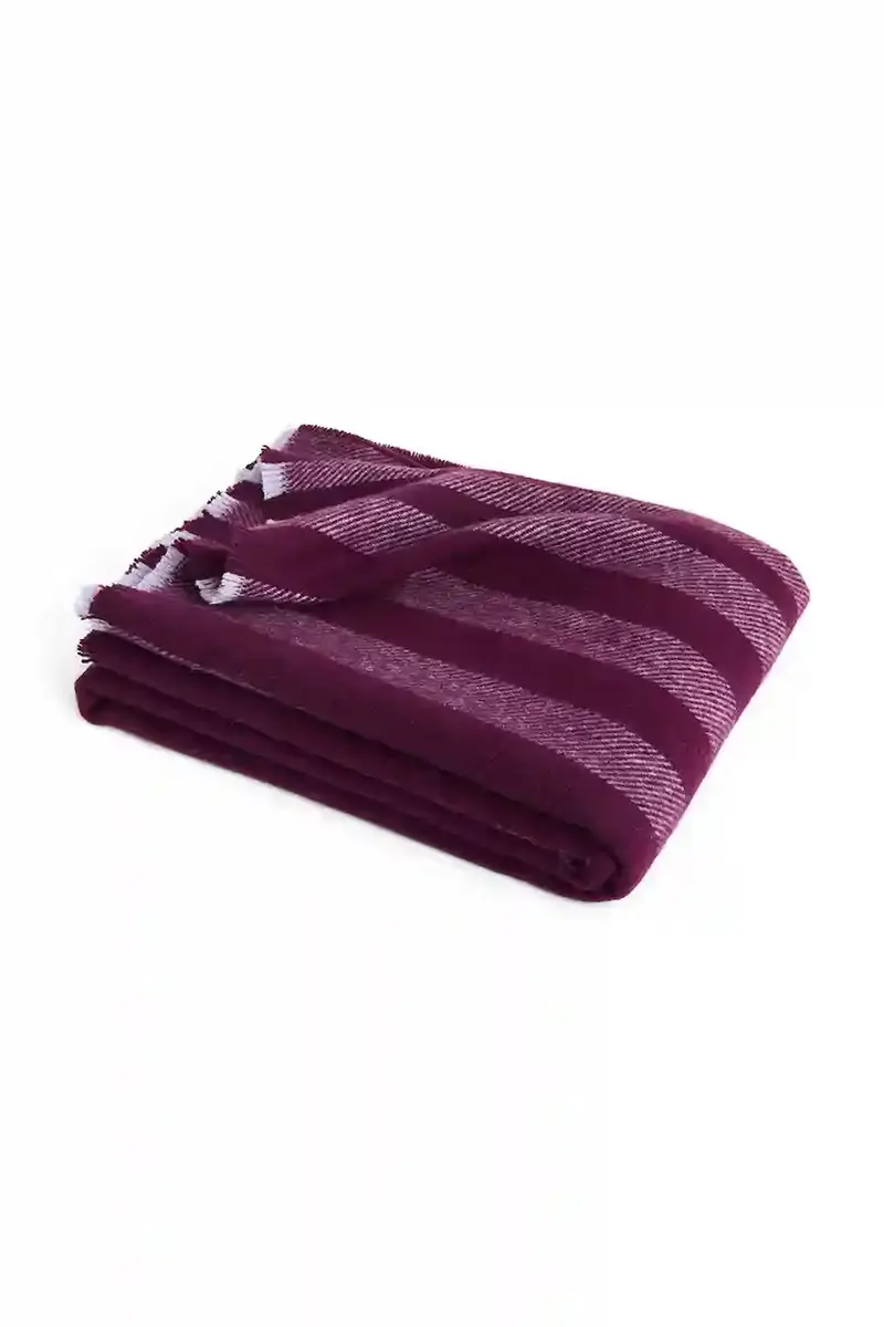 coperta di lana Duo 130 x 180 cm colore violetto