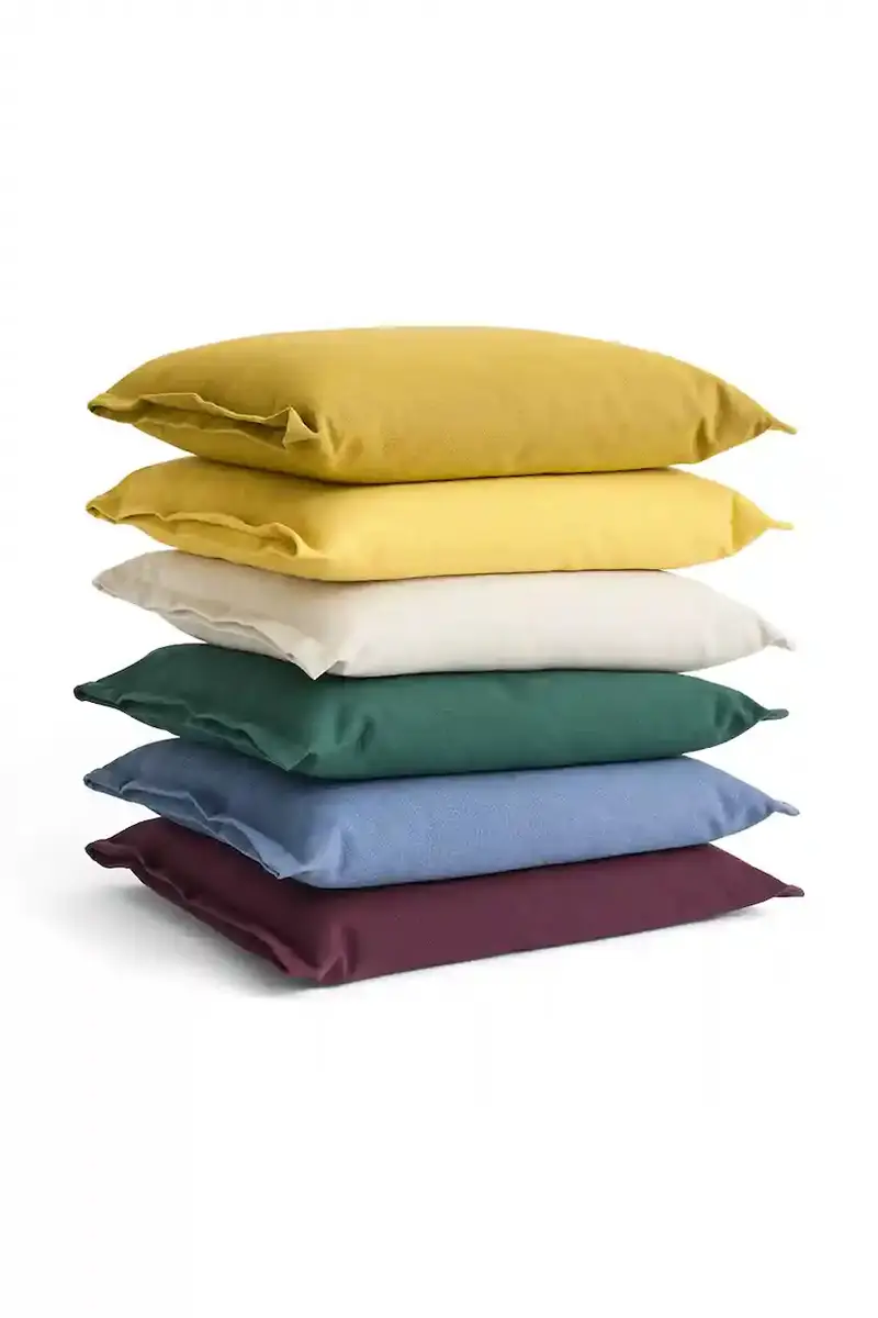 cuscino decorativo con cotone Plica 60 x 55 cm colore giallo miniatura 2