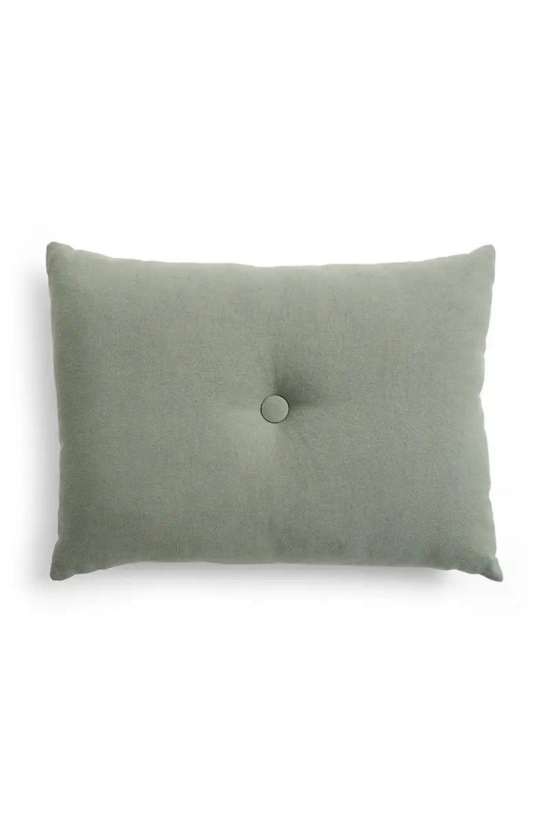 cuscino decorativo con lino Dot 60 x 45 cm colore verde