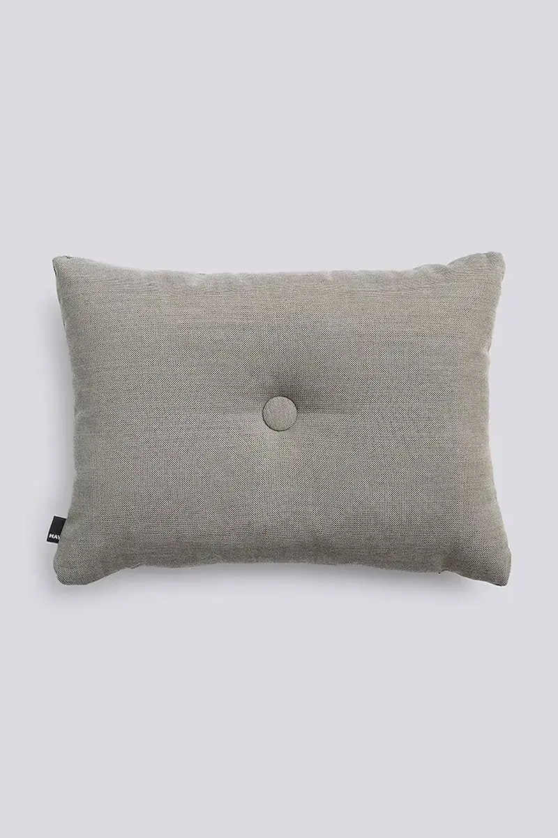 cuscino decorativo di cotone Dot 45 x 60 cm Grigio