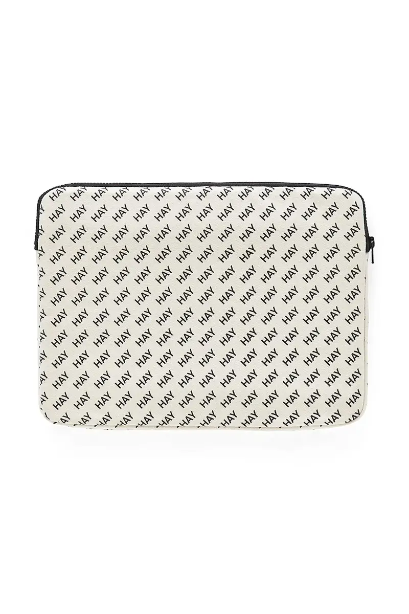 custodia per laptop Logo 35 x 1,5 x 26 cm colore bianco