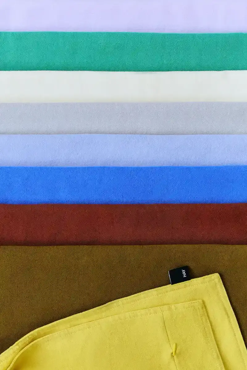 federa per cuscino con lino Linen 60 x 60 cm colore giallo miniatura 2