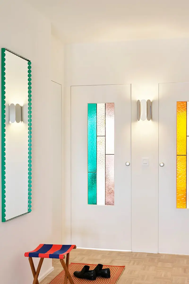 lampada da parete Arcs 17 x 13 x 25 cm Grigio miniatura 2