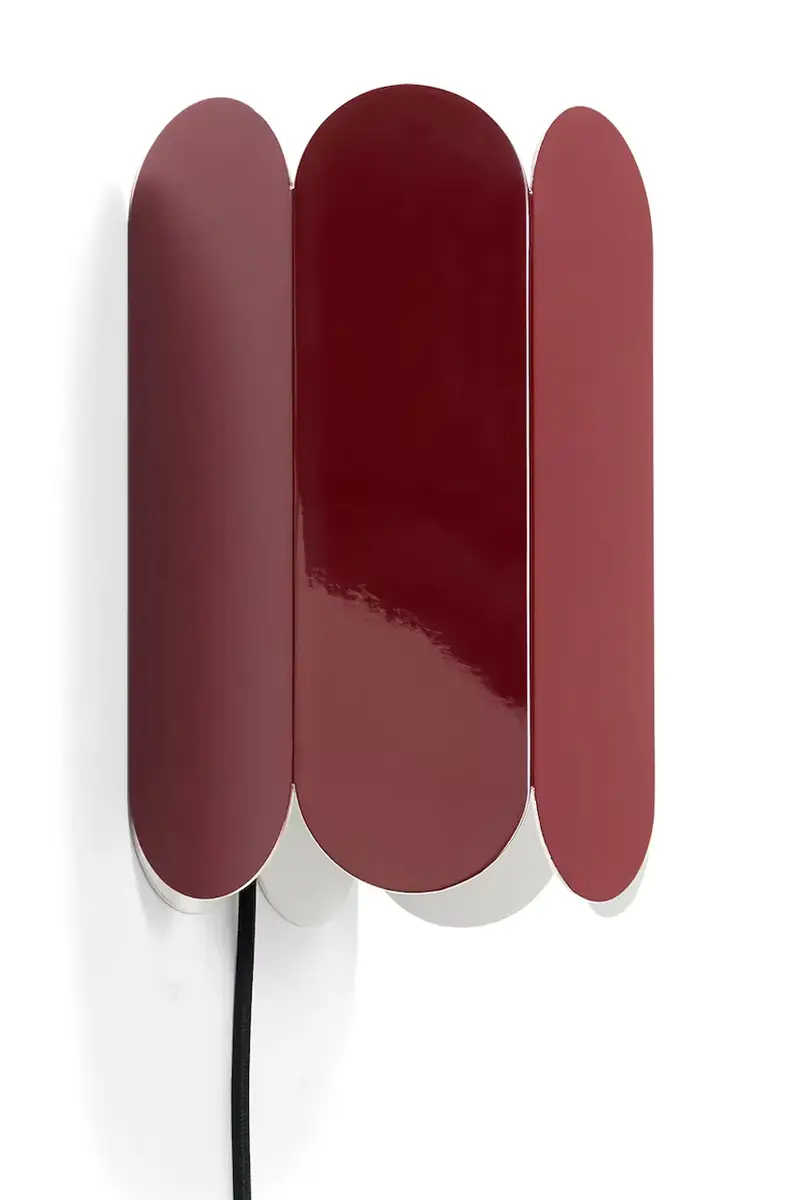 lampada da parete Arcs 25 x 17 x 13 cm Rosso