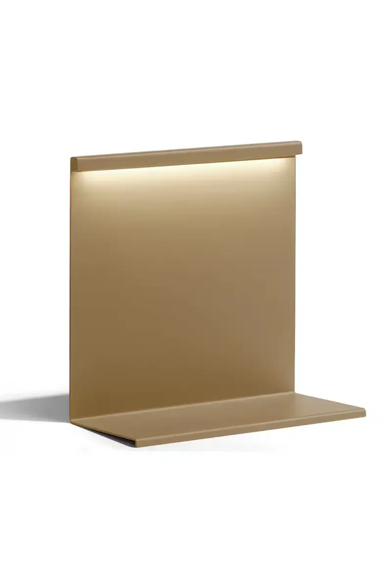 lampada da tavolo 22, 5 x 10, 5 x 22 cm colore marrone miniatura 2