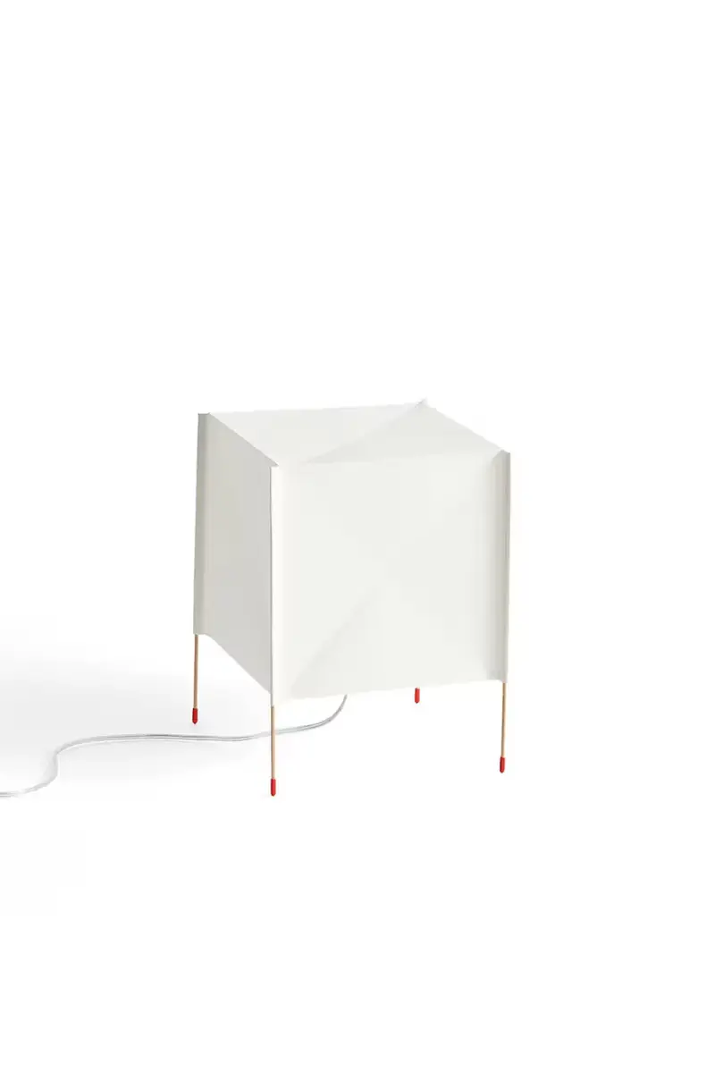 lampada da tavolo led Paper Cube 21,5 x 21,5 x 30,5 cm Bianco