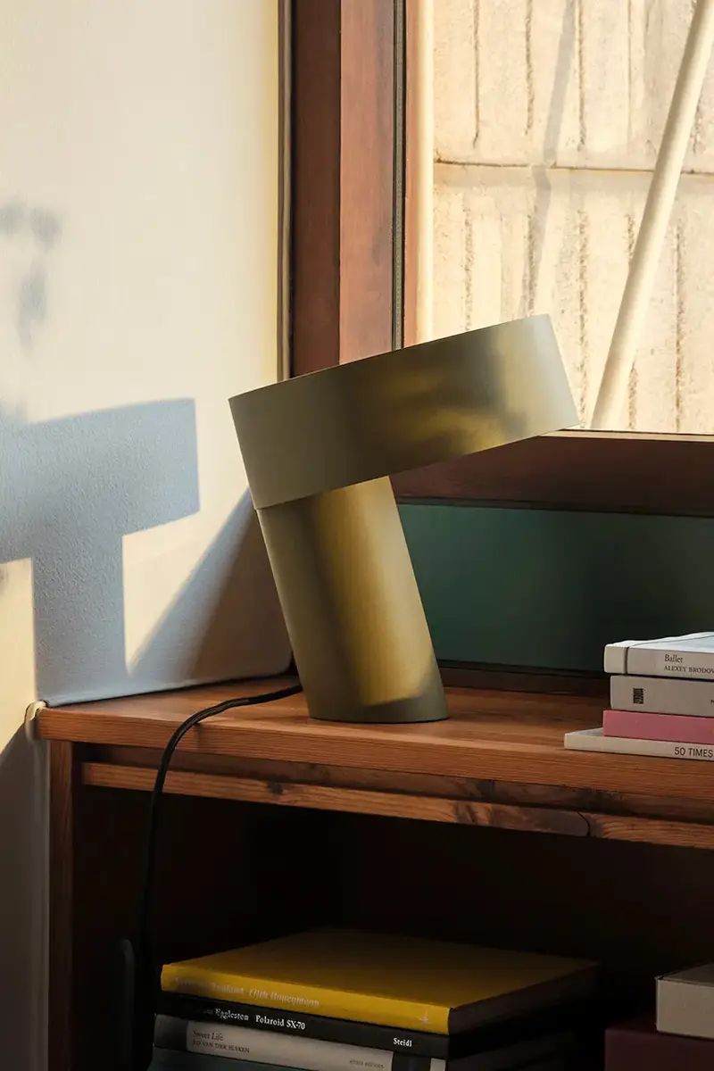 lampada da tavolo Slant 28 x 23, 5 x 24, 5 cm Verde miniatura 5