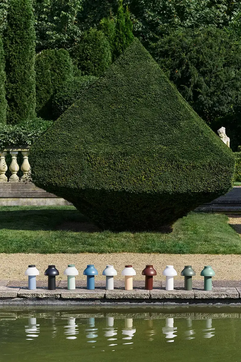 lampada da tavolo wireless a led 14 x 14 x 22 cm Arancione miniatura 5