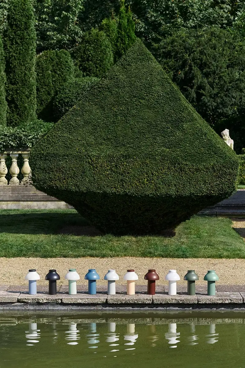 lampada da tavolo wireless a led 14 x 14 x 22 cm colore arancione miniatura 5