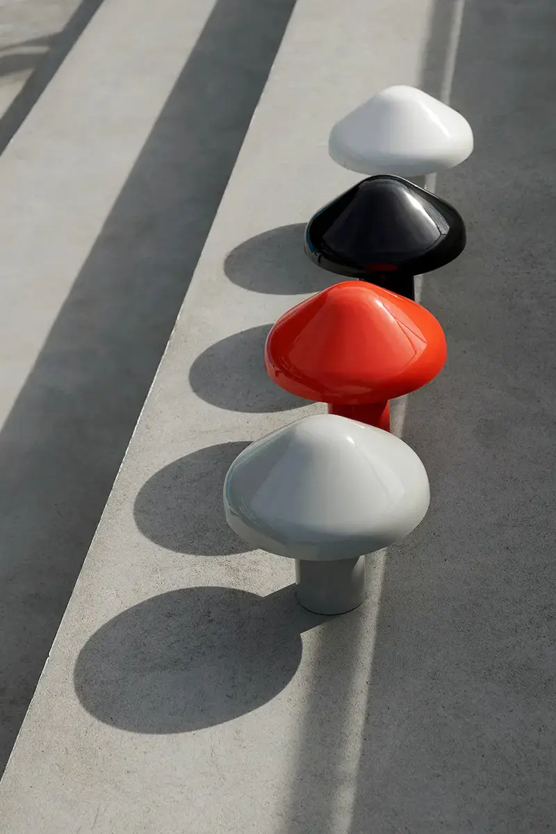 lampada led wireless Pao 23 x 23 cm Rosso miniatura 4