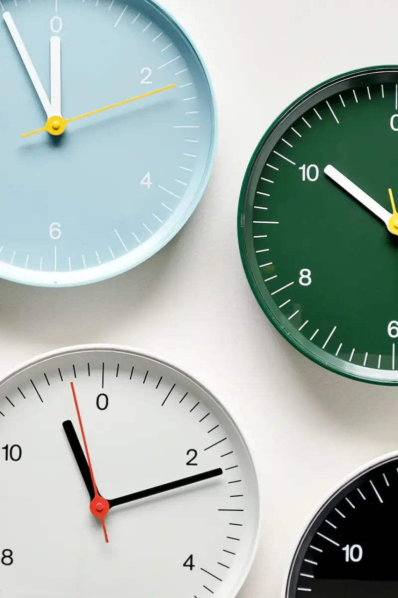 orologio da parete 26, 5 x 3, 6 cm Verde miniatura 2