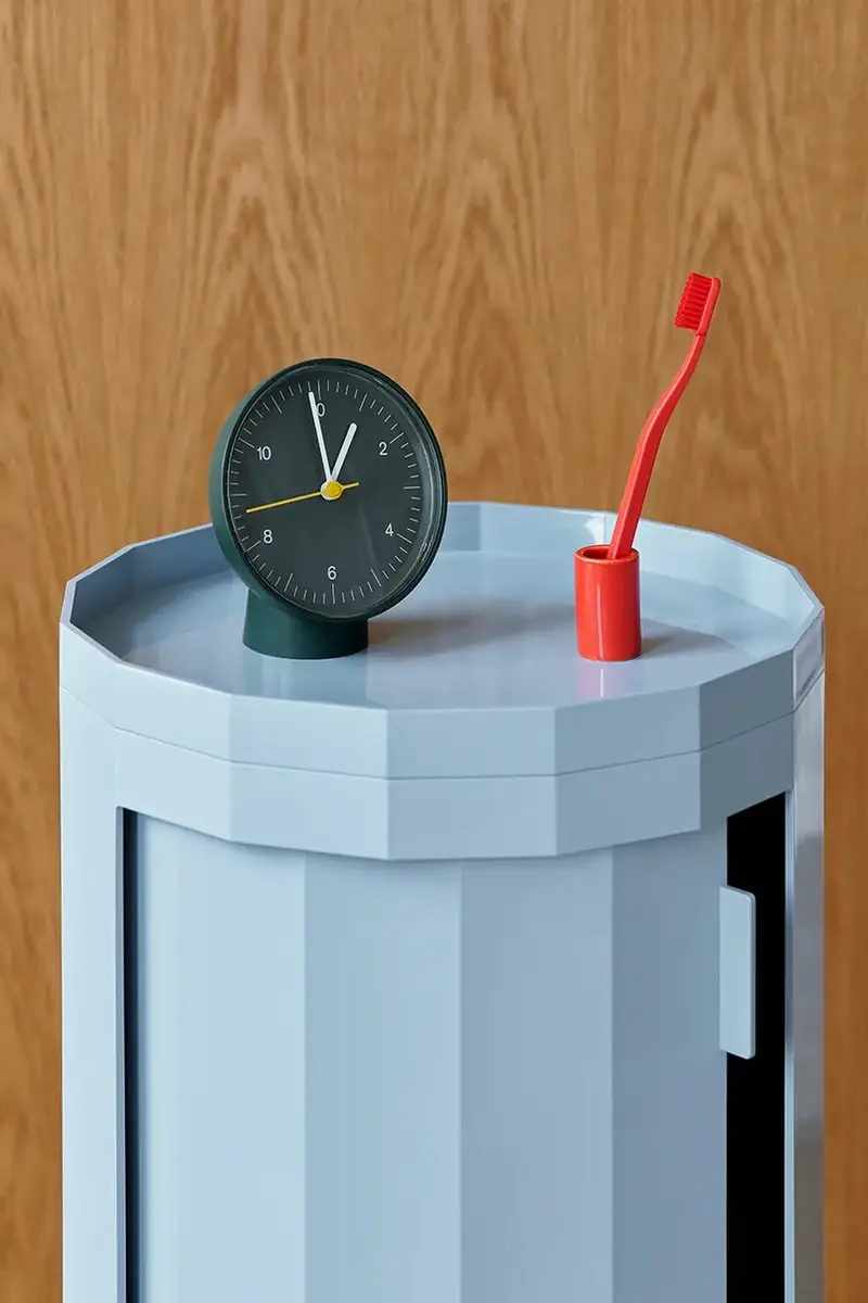 orologio da tavola 13 x 8 x 14, 5 cm colore verde miniatura 3