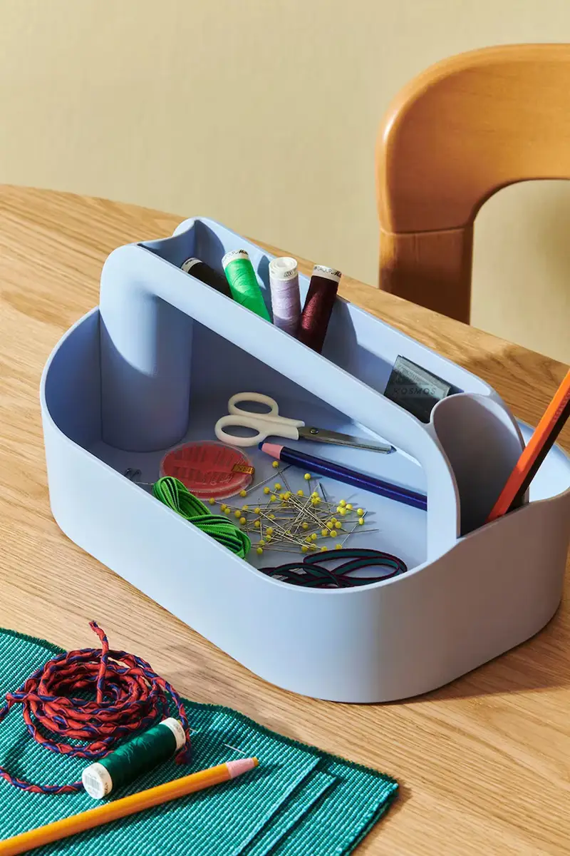 scatola di stoccaggio Tool Box 21 x 30 x 14 cm colore blu miniatura 3