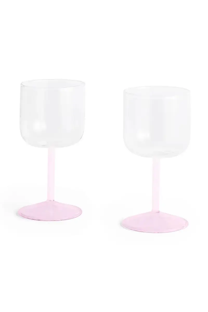 set calici da vino Tint 7,5 x 15 cm colore verde Rosa