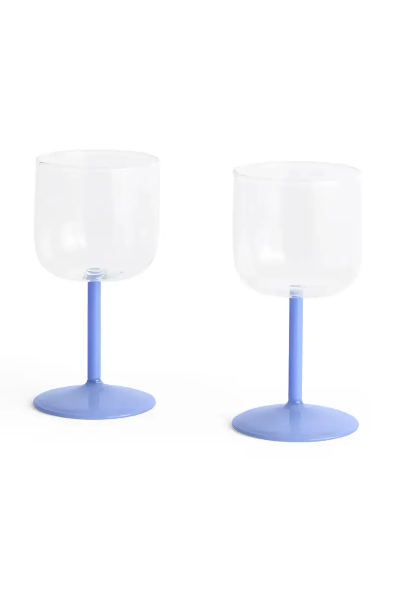 set di calici Tint Wine 7,5 x 15 cm pacco da 2 colore blu