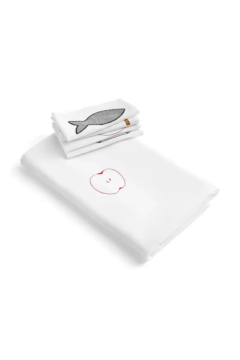 set tovaglioli Sobremesa 45 x 45 cm pacco da 4 colore bianco miniatura 2