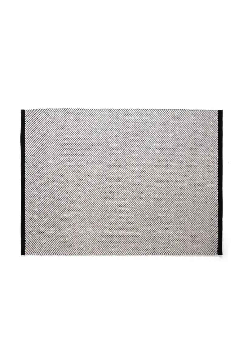 tappeto di lana Bias 140 x 200 cm colore bianco