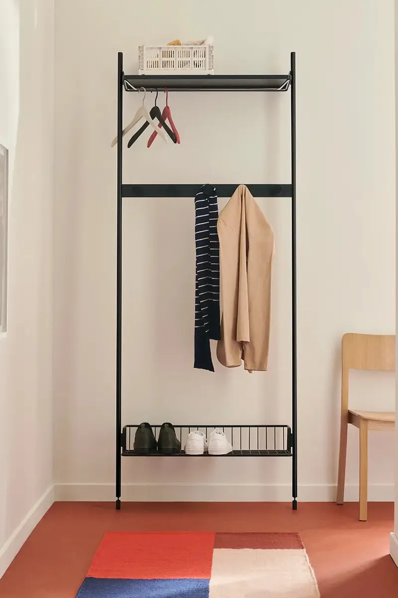 tappeto di lana Ethan 80 x 250 cm Multicolore miniatura 3