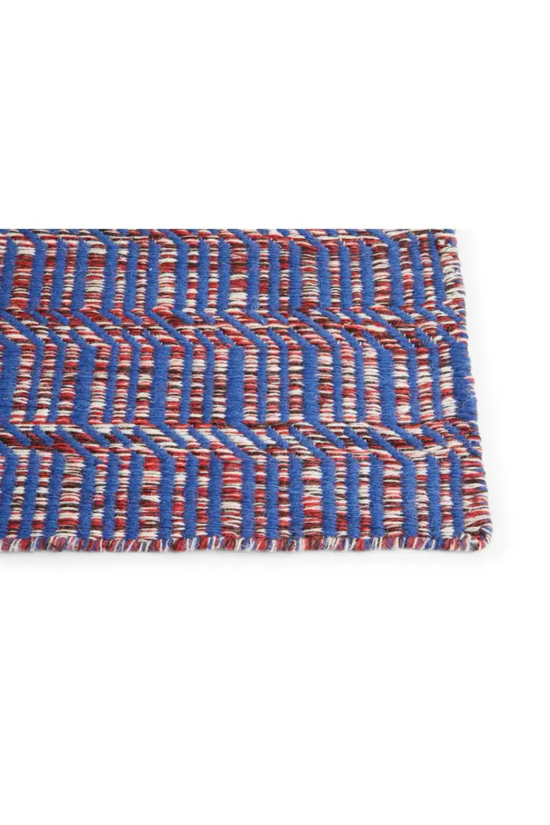 tappeto in lana Radio 50 x 80 cm Multicolore miniatura 2