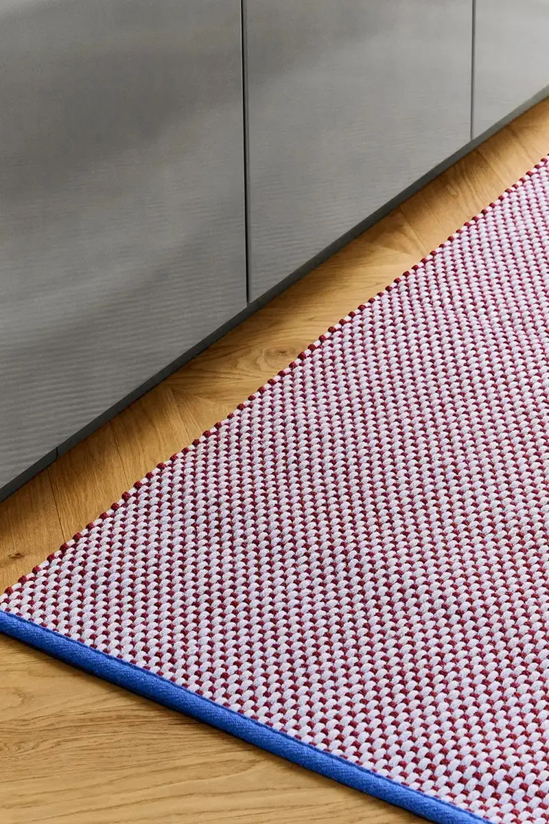 tappeto in misto lana Colour 140 x 200 cm colore violetto miniatura 3