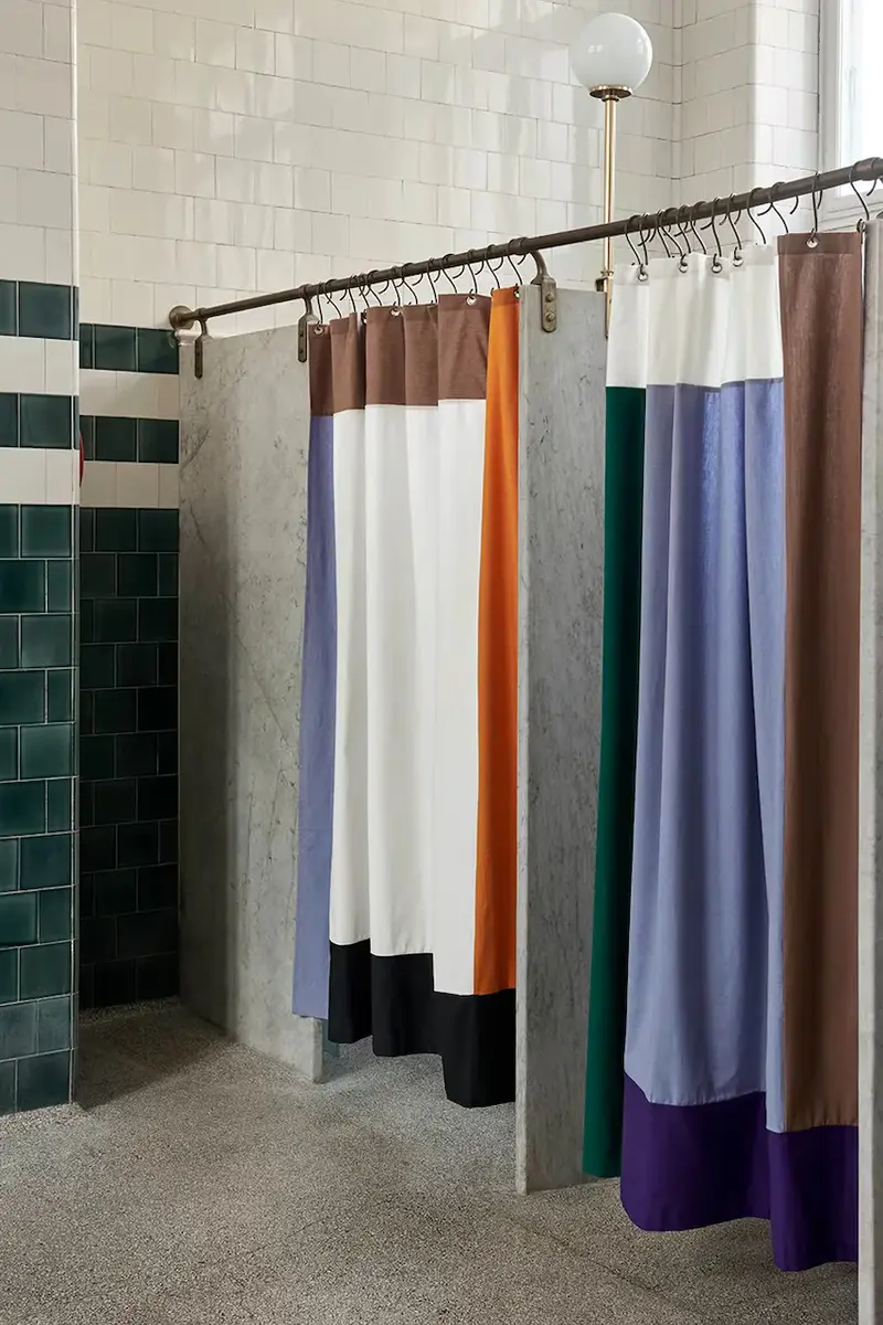 tenda da doccia Pivot 180 x 200 cm Multicolore miniatura 4