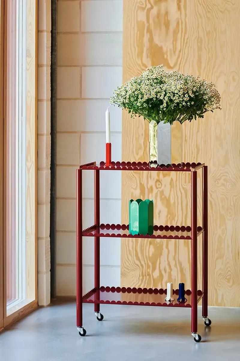 vaso decorativo Arcs 18 x 13 x 13 cm Verde miniatura 5