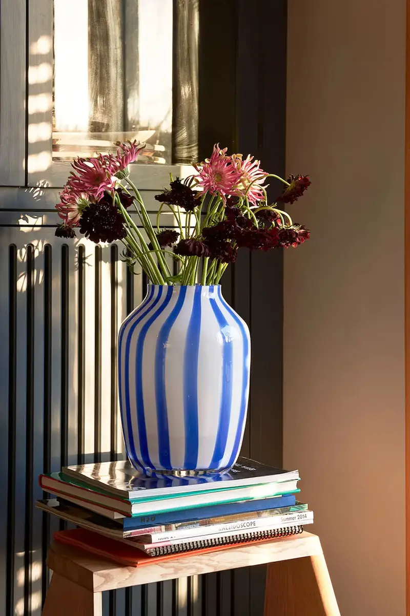 vaso decorativo Juice 28 x 20 cm Blu miniatura 4