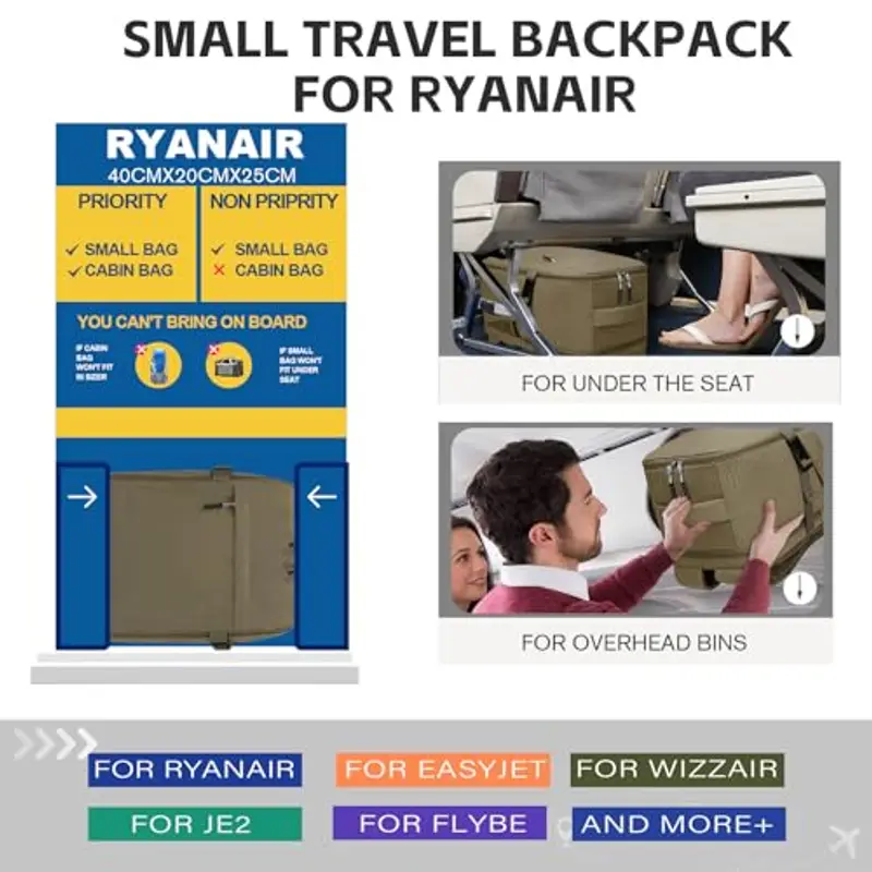 Hayayu Zaino da viaggio Uomo Blu 1600204 miniatura 2