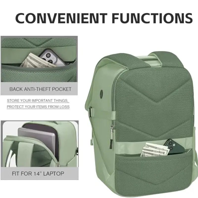 Hayayu Zaino da viaggio Uomo Verde 1600209 miniatura 3