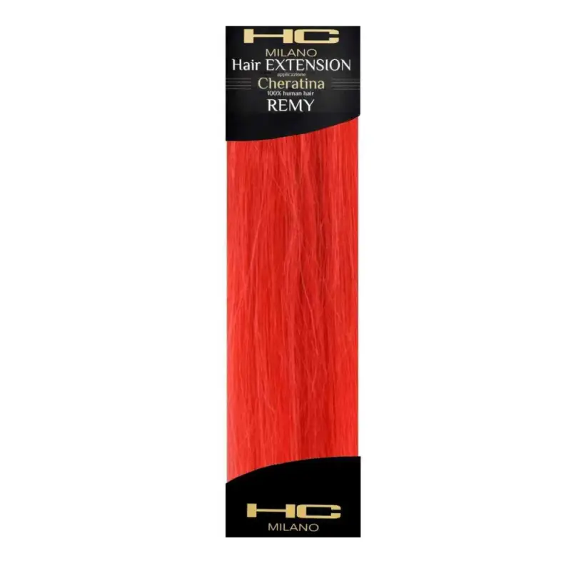 extension cheratina remy 50/55 cm colore rosso