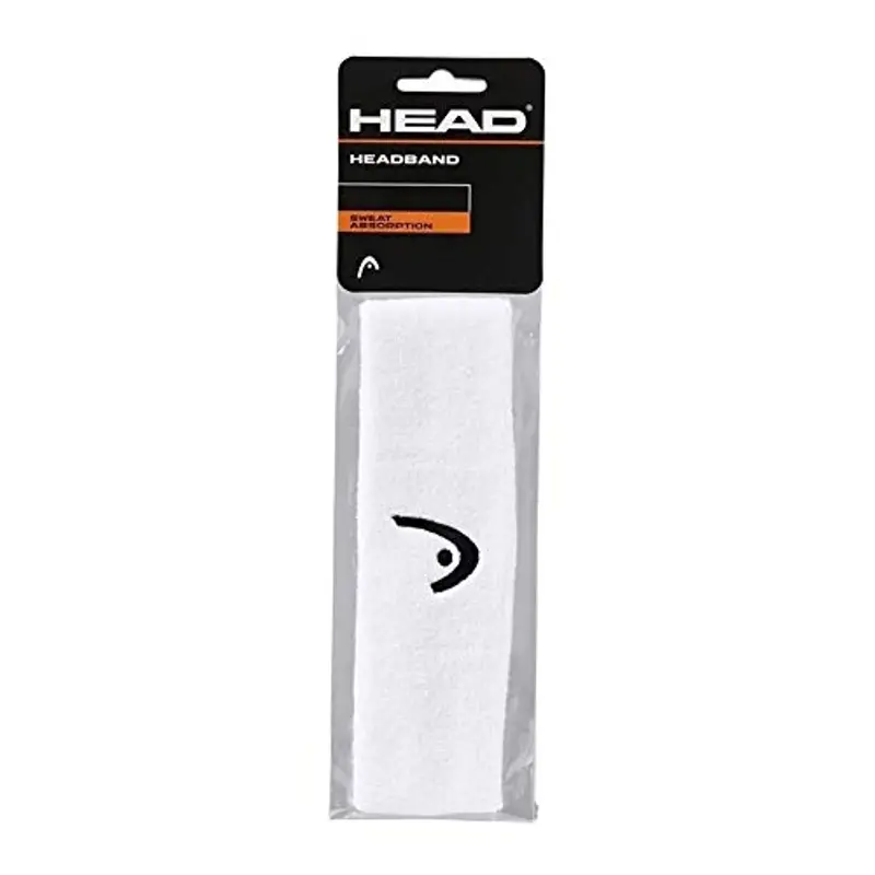 HEAD Bandana, Accessori Tennis Unisex Adulto, Bianco, taglia unica