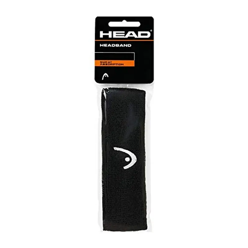 HEAD Bandana, Accessori Tennis Unisex Adulto, Nero, taglia unica