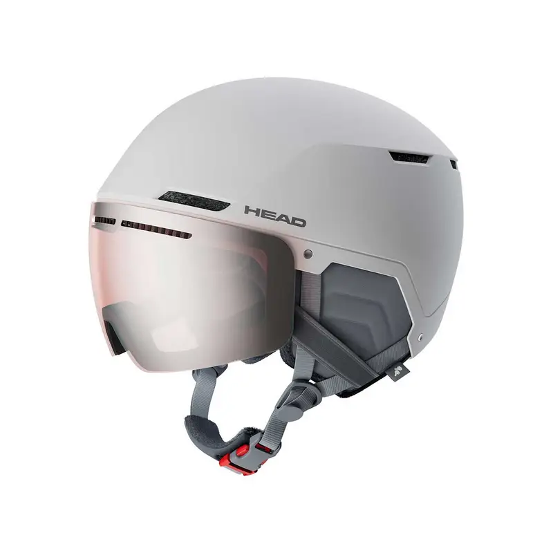 CASCO CINEMA CON VISIERA DONNA Bianco