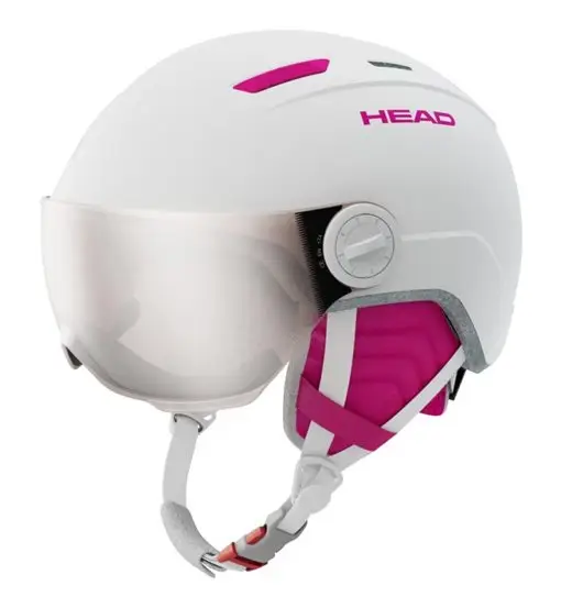 Maja Visor - casco da sci - bambina White