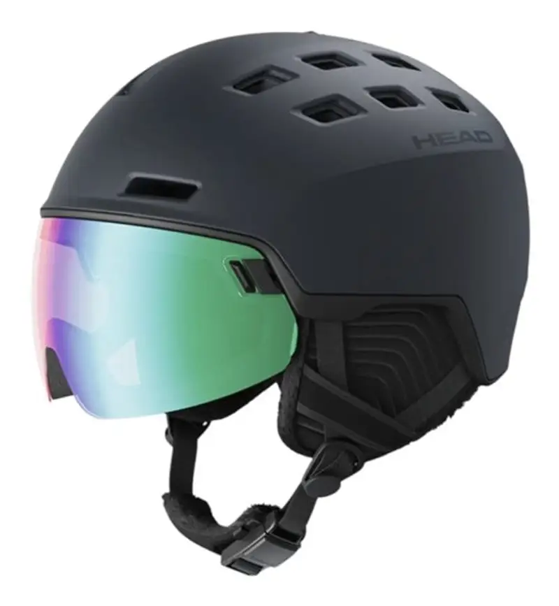 Radar Photo - casco da sci Black
