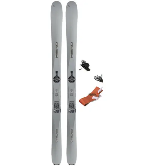 Set Crux 87 sci da scialpinismo+attacco+pelli Grey