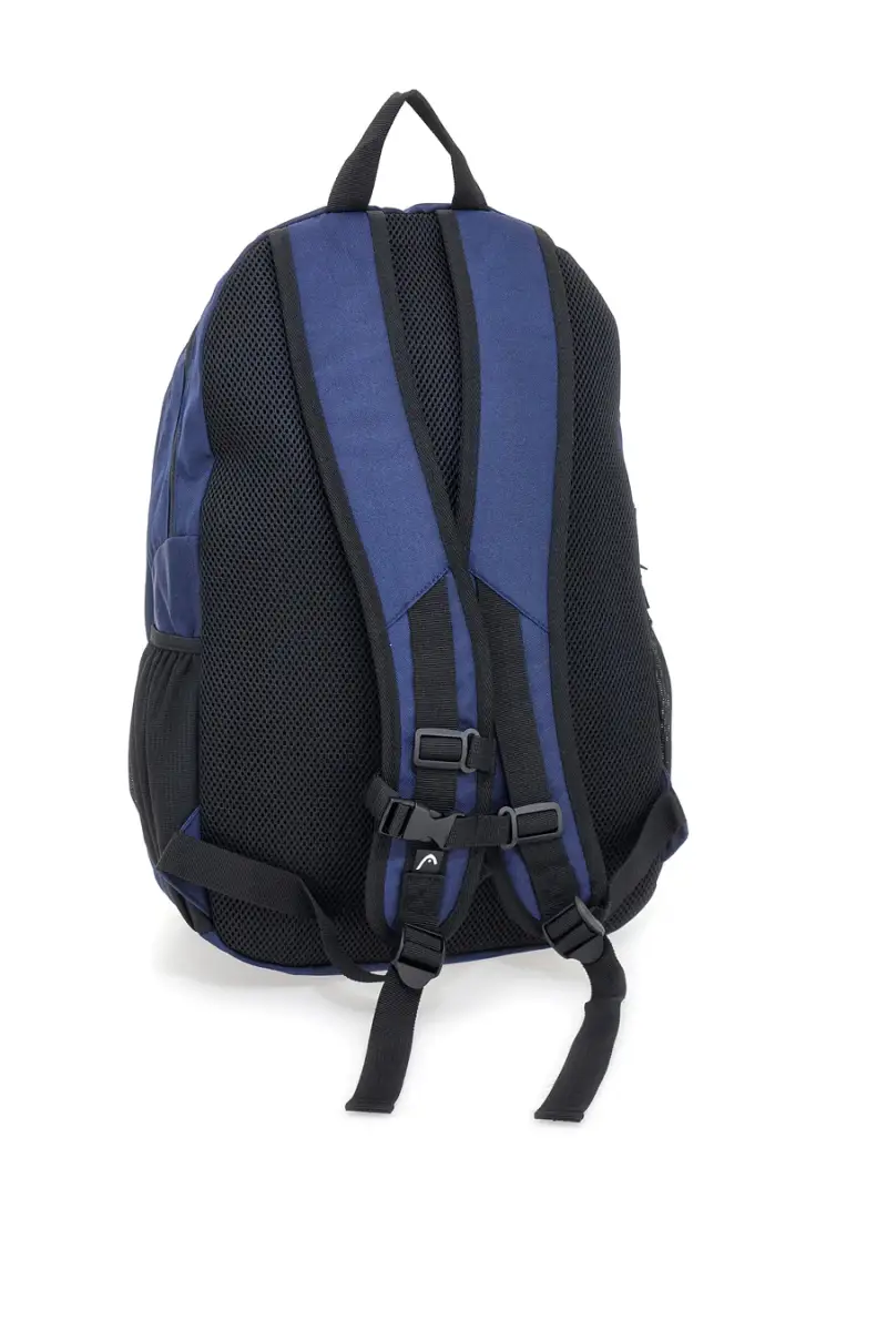 Zaino blu navy nero con tasche multiple e rete frontale Head HBK048 [NAVY] miniatura 3