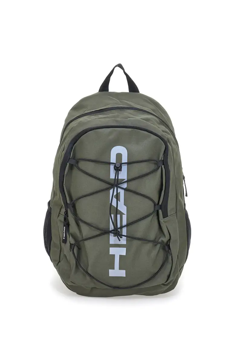Zaino verde militare con tasche multiple e rete frontale Head HBK048 [MILITARY]