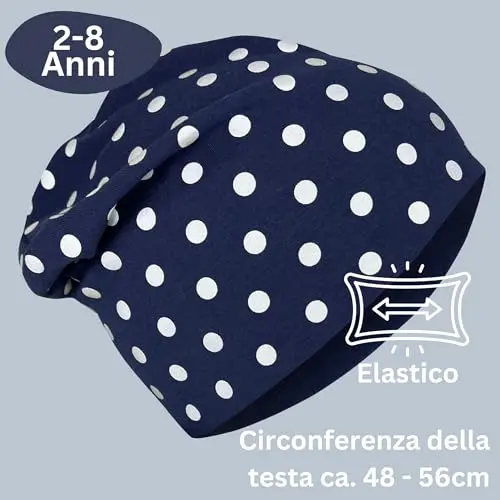 HECKBO 360° riflettore set berretto invernale e sciarpa ad anello per bambini - punti riflettenti - 2-8 anni - 95% miniatura 3