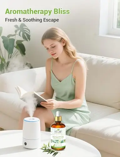 HELAIF Eucalipto Oil Essenziale 118ML-4 FL.Oz Puro e Naturale, Richiede la Diluizione può Essere Utilizzato per miniatura 3