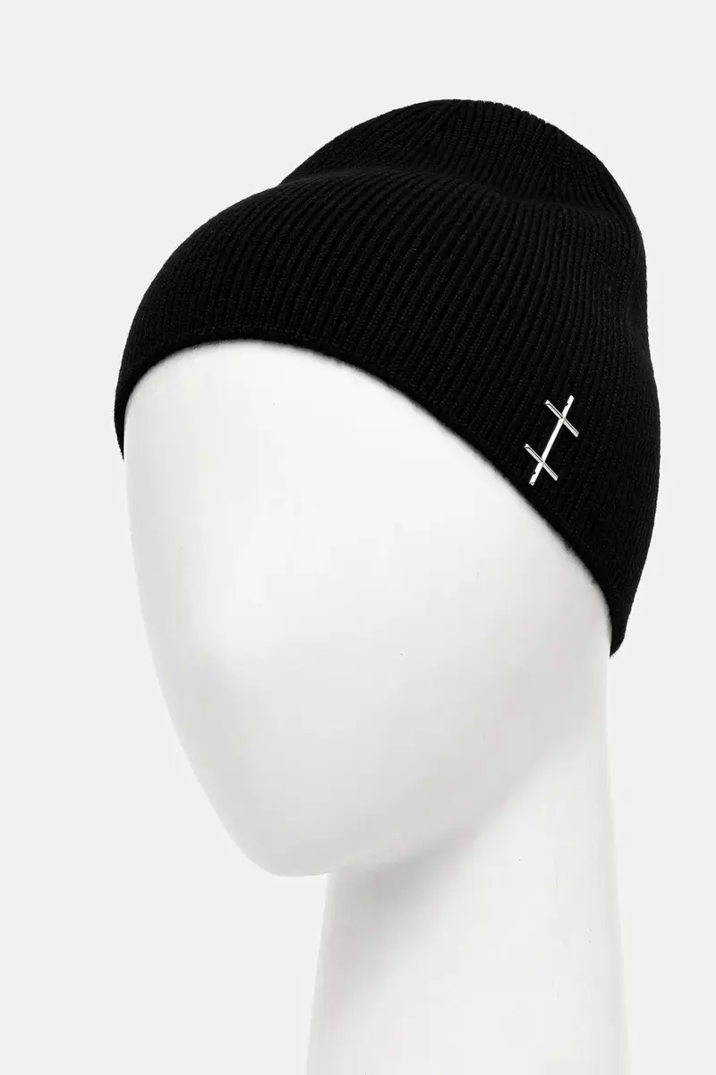 berretto in lana Nero miniatura 2