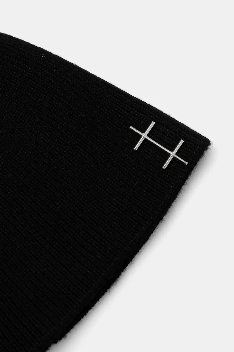 berretto in lana Nero miniatura 3