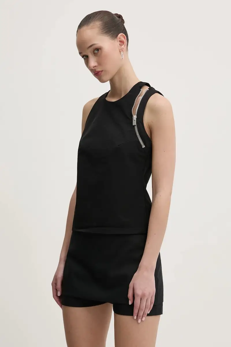 camicetta donna colore nero PRESS25_W_13_077_BLK01