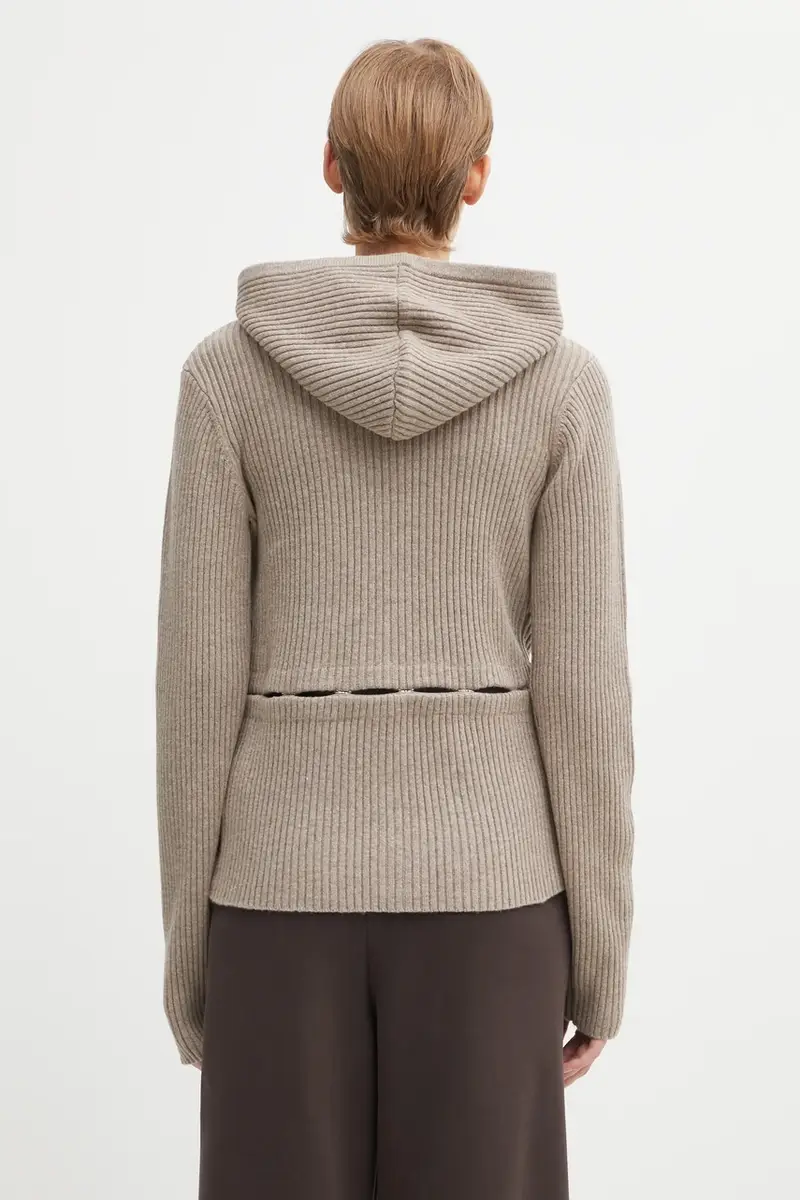 HELIOT EMIL Cardigan Donna Marrone 3619897 miniatura 3