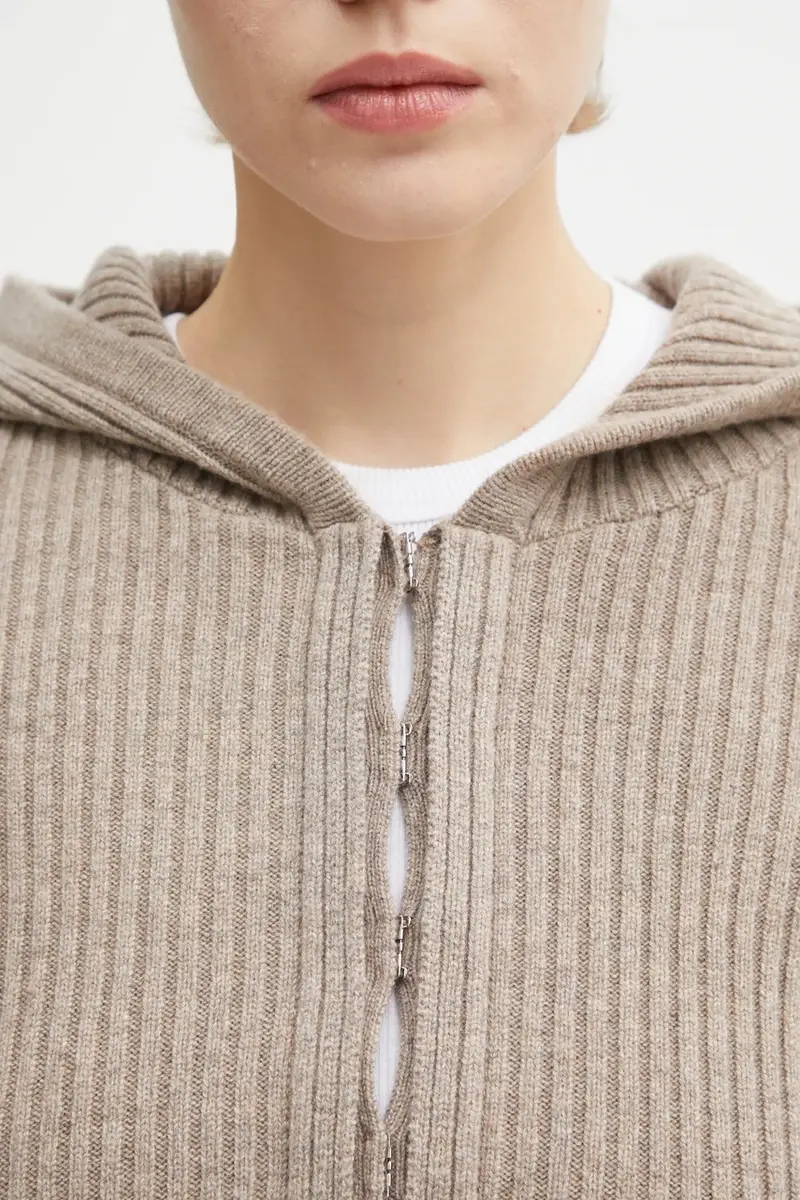 HELIOT EMIL Cardigan Donna Marrone 3619897 miniatura 5