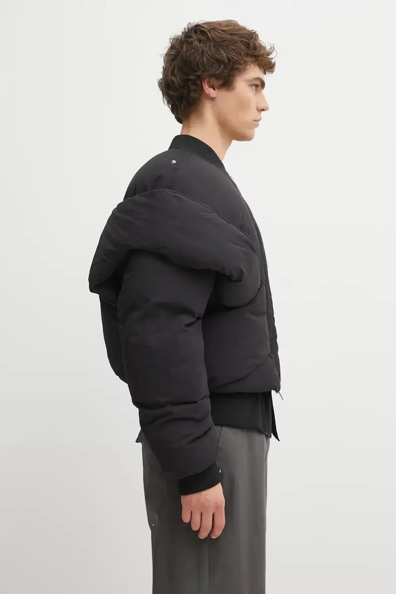 giacca bomber colore nero AW25_02_163_BLK01 miniatura 4