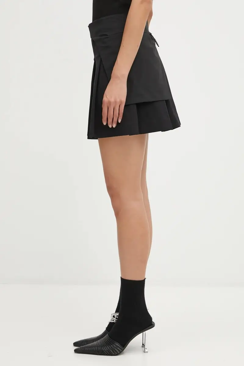 gonna colore nero AW25_W_12_050_BLK01 miniatura 2