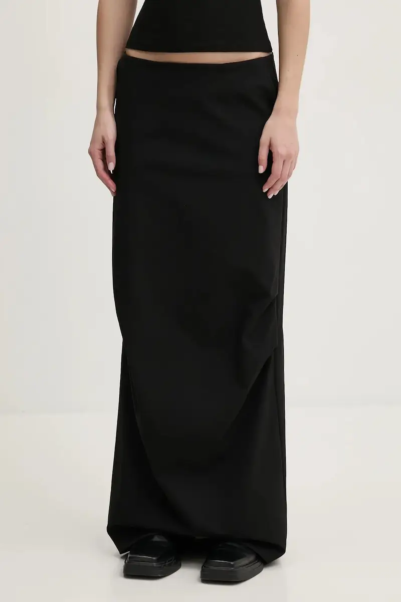 gonna colore nero PRESS25_W_12_044_BLK01